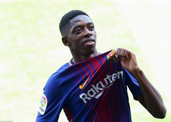 ديمبيلي يفاجئ جماهير برشلونة حول عودته