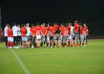 المنتخب يخوض التدريب المسائي الأخير قبل السفر لغانا