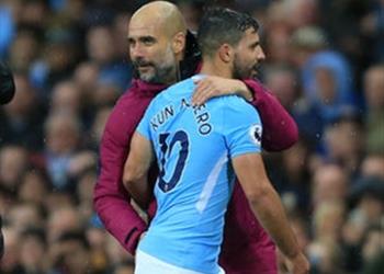 جوارديولا يطمئن جماهير مانشستر سيتي بشأن أجويرو