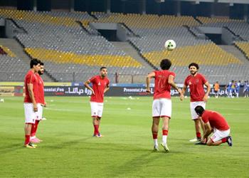 حسام غالي يعود لـ مران الأهلي استعداد ا لمواجهة المصري