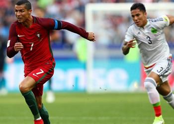 كأس القارات المكسيك تتعادل بصعوبة مع البرتغال في الوقت القاتل