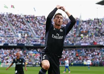 بطل الليجا أقدام رونالدو وبنزيما ت عيد لقب الليجا لريال مدريد بثنائية في مالاجا