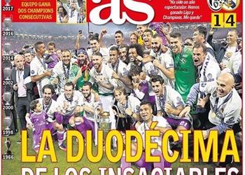 أسياد الكون لا يشبعون زيدان التاريخي يستحق أبرز عناوين صحف إسبانيا