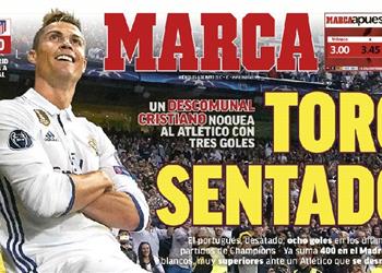 السيد رونالدو ثور جالس أبرز عناوين الصحف الإسبانية