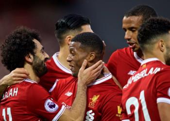 بالفيديو محمد صلاح يهدر ويصنع هدف بثلاثية ليفربول في شباك هدرسفيلد