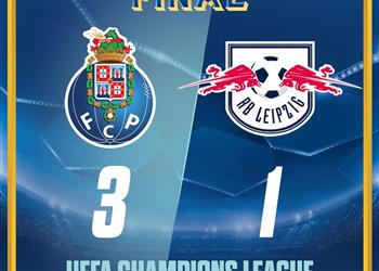 بورتو يتفوق على لايبزيج بثلاثية في دوري الأبطال