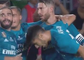 كارفخال ينفعل على حكم لقاء السوبر بعد هدف أسينسيو