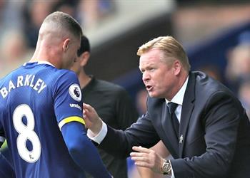 تصريحات كومان لست واثق ا بشان بقاء باركلي في إيفرتون وليست قلق ا حول ذلك