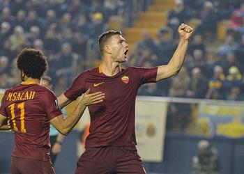 م حترفين بالفيديو صلاح يدخل ويصنع الهدف الثاني لروما أمام فياريال