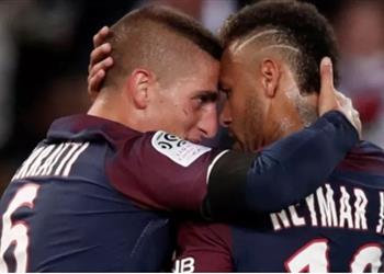 فيراتي يدافع عن نيمار بعد طرده أمام مارسيليا