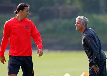 زلاتان يعلق على عودته لمانشستر يونايتد ومورينيو يرد