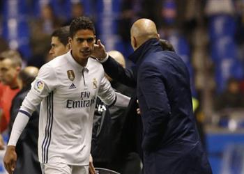 تصريحات زيدان فاران لم يصب وسيشارك أمام أتلتيكو مدريد الثلاثاء القادم