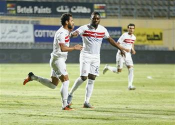 بالفيديو الشوط الأول الزمالك يتقدم على المقاولون بهدف رفعت
