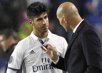 تصريحات أسينسيو أشكر زيدان على ثقته بي ولا يمكن مشاركة 11 لاعب ا فقط طوال الموسم