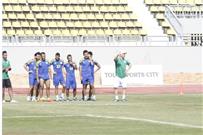 المصري يواصل تدريباته للجيش على ملعب برج العرب