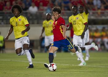 مباريات ودية موراتا يقود إسبانيا لتعادل صعب مع كولومبيا