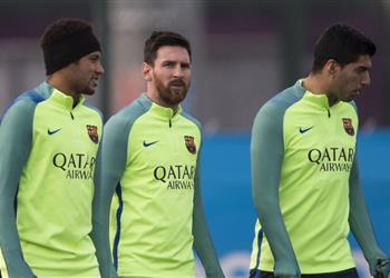 غياب ميسي وسواريز ونيمار عن تدريبات برشلونة قبل مواجهة غرناطة