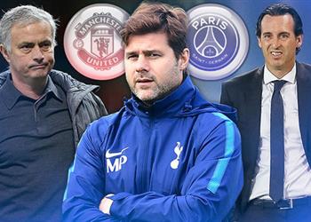 مدرب توتنهام يشعل الصراع بين مانشستر يونايتد وسان جيرمان