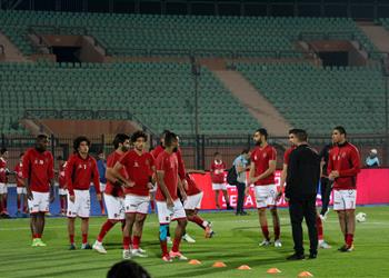 الاهلى يخوض تدريبه الأخير قبل مواجهة الإسماعيلي