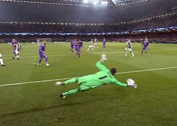 نهائي_كارديف فيديو نافاس أنقذ ريال مدريد ثلاث مرات في العشر دقائق الأولى