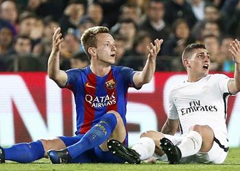 تقارير الميركاتو برشلونة يغري باريس سان جيرمان بـ راكيتيتش للموافقة على ضم فيراتي