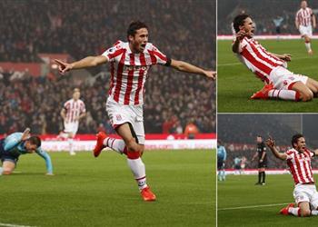 سوشيال_بطولات جماهير ستوك سيتي تتفاعل مع اداء رمضان صبحي أمام سوانزي لاعب سريع وعظيم