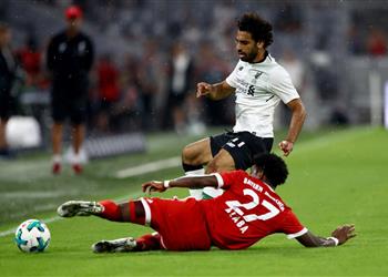 بالفيديو صلاح يهز شباك بايرن ميونخ برأسية رائعة