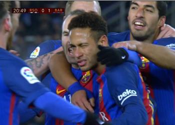 كأس الملك برشلونة يتجاوز عقدة الأنويتا بركلة جزاء في شباك سوسيداد