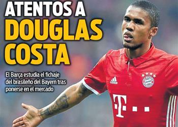 تقارير الميركاتو برشلونة يدرس التعاقد مع دوجلاس كوستا