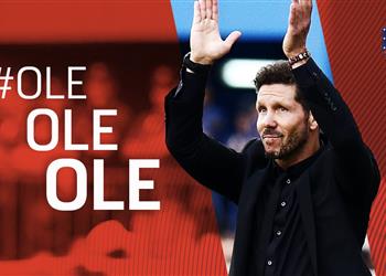 رسمي ا سيميوني ي جدد عقده في أتلتيكو مدريد