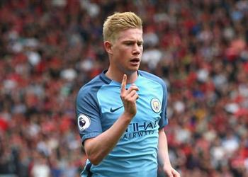 مدرب بلجيكا بإمكان دي بروين منافسة ميسي ورونالدو على الكرة الذهبية