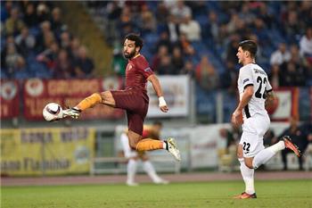 م حترفين روما يفرط في فوزا سهلا أمام اوسترا فيينا ويتعادل على أرضه بمشاركة البديل صلاح