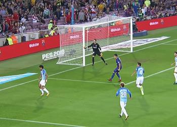 بالفيديو برشلونة يتقدم على مالاجا بهدف غير شرعي