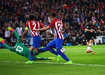 نتائج_الشامبيونز تألق الحارس أوبلاك أمام ليفركوزن يحافظ على تأهل أتليتكو مدريد لربع النهائي