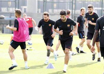 ديمبلي وسواريز يقودان هجوم برشلونة أمام خيتافي