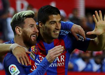 ميسي م ستاء بسبب أداء سواريز هذا الموسم