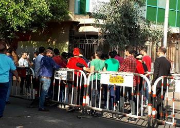 جماهير الأهلي تتوافد على ملعب التتش