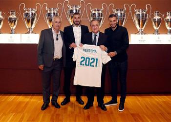 بنزيما سعيد بتجديد عقدي وأتمنى الاعتزال في ريال مدريد