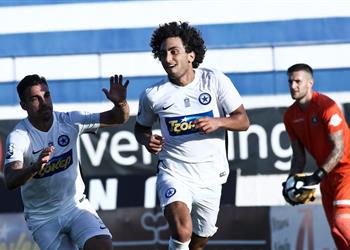 فيديو عمرو وردة يحرز هدف ا مع أتروميتوس في الدوري اليوناني