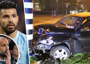 أجويرو ينجو من الموت في حادث مروع وبيان رسمي من مانشستر سيتي