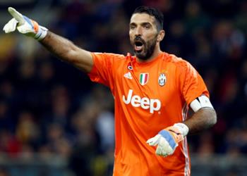 أرقام قياسية بوفون يخوض المباراة رقم 100 بقميص يوفنتوس فدوري الأبطال