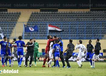 احتفال حمدي زكي يثير غضب لاعبي الزمالك