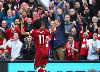 بالفيديو محمد صلاح يقلص الفارق لليفربول ويسجل في شباك توتنهام