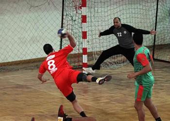 كرة يد الأهلي بطلا للدوري بعد الفوز على سبورتنج