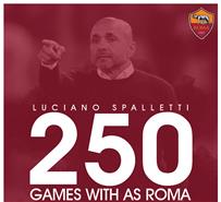 سباليتي يصل مباراته 250 مع روما