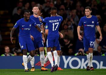 تشيلسي يعبر إيفرتون ويتأهل لربع نهائي كأس الرابطة