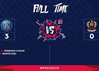 كافاني يقود باريس سان جيرمان لتخطي نيس في الدوري الفرنسي