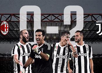 يوفنتوس يعبر ميلان بثنائية ويرتقي لصدارة الكالشيو