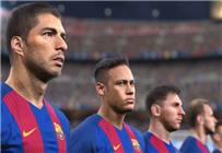 ثلاثي الـMSN يتصدرون غلاف لعبة الـPES 17 الشهيرة