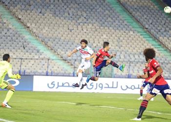فيديو الزمالك يتقدم على النصر بأقل مجهود في الشوط الأول